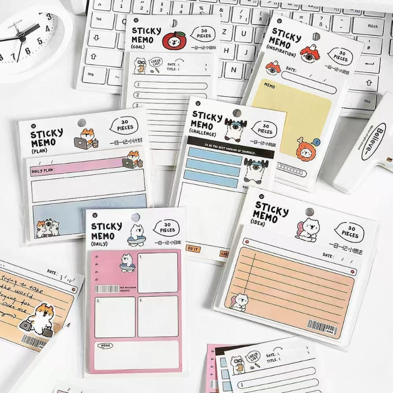 Office Stationery Supply List - Ofis Okul Malzemeleri Günlük Notlar Kore