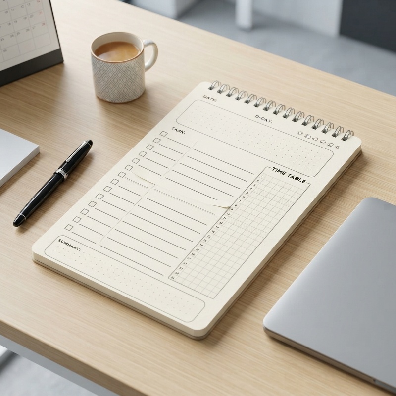 Office Stationery Supply List - 1 adet Planlayıcı Ajanda Spiral A5