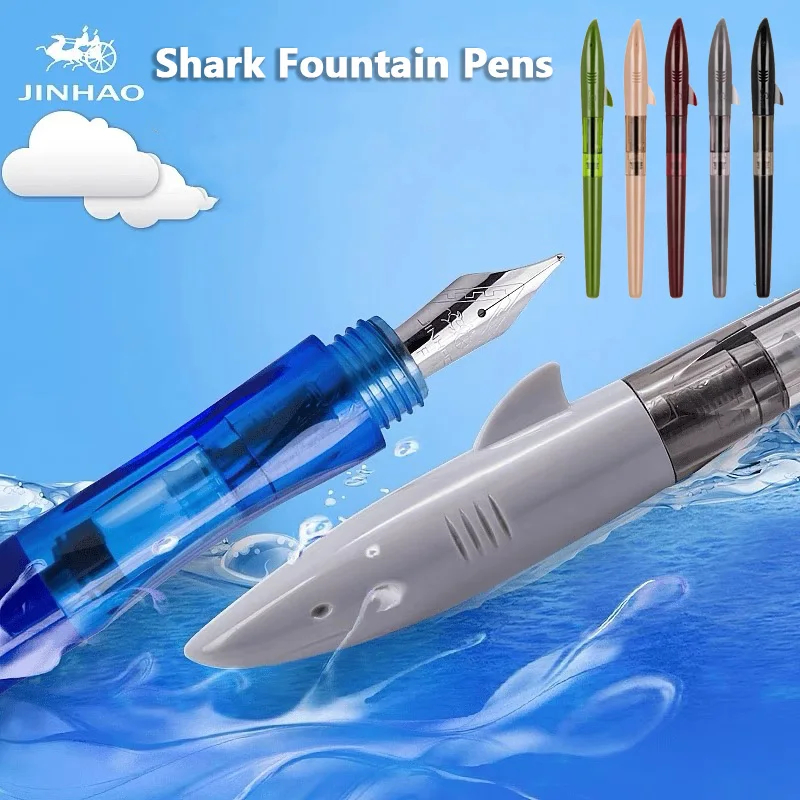 Office Stationery Supply Business - Jinhao Sevimli Köpekbalığı dolma kalemler F