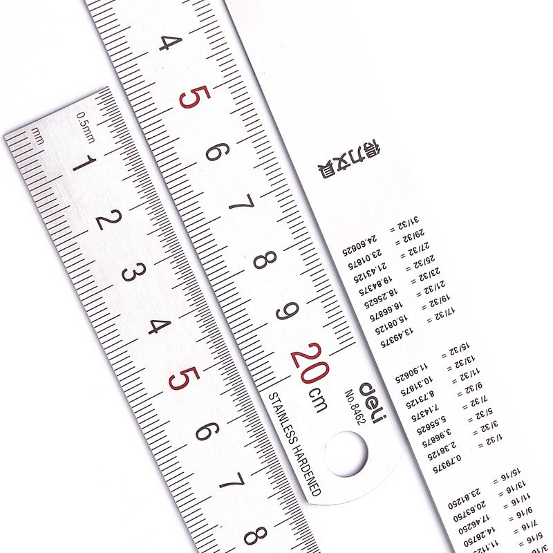 Deli 20cm paslanmaz çelik Meta - Stationery Office Supply Store incelemesi ve fiyatı