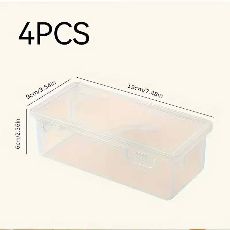 4 Büyük Şeffaf PP Saklama Kutu - Stationery Office Supply Store incelemesi ve fiyatı