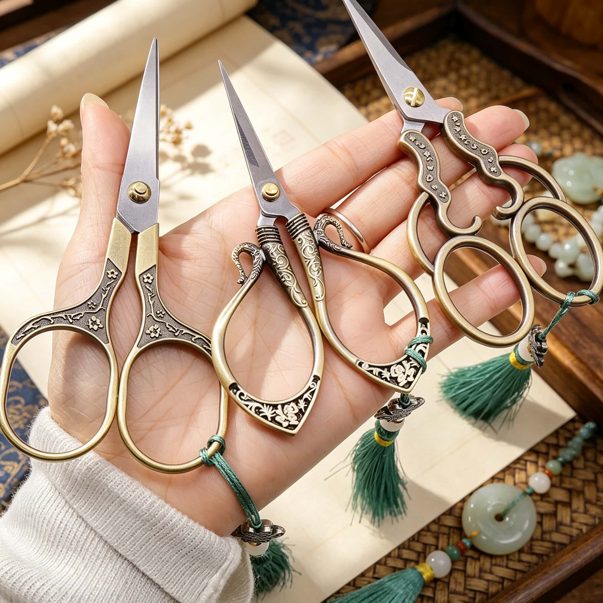 Vintage Dikiş Makası 3 Parça S - Scissors Stainless Craft incelemesi ve fiyatı