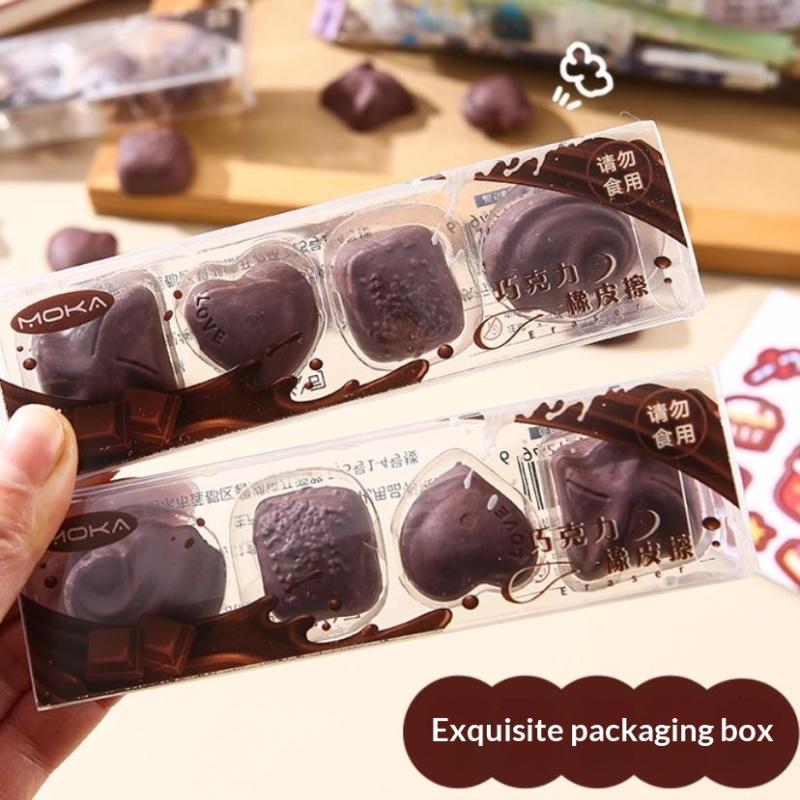 ۞   4'lü Paket Yaratıcı Çikola - Office Supply Office Stationery Items incelemesi ve fiyatı